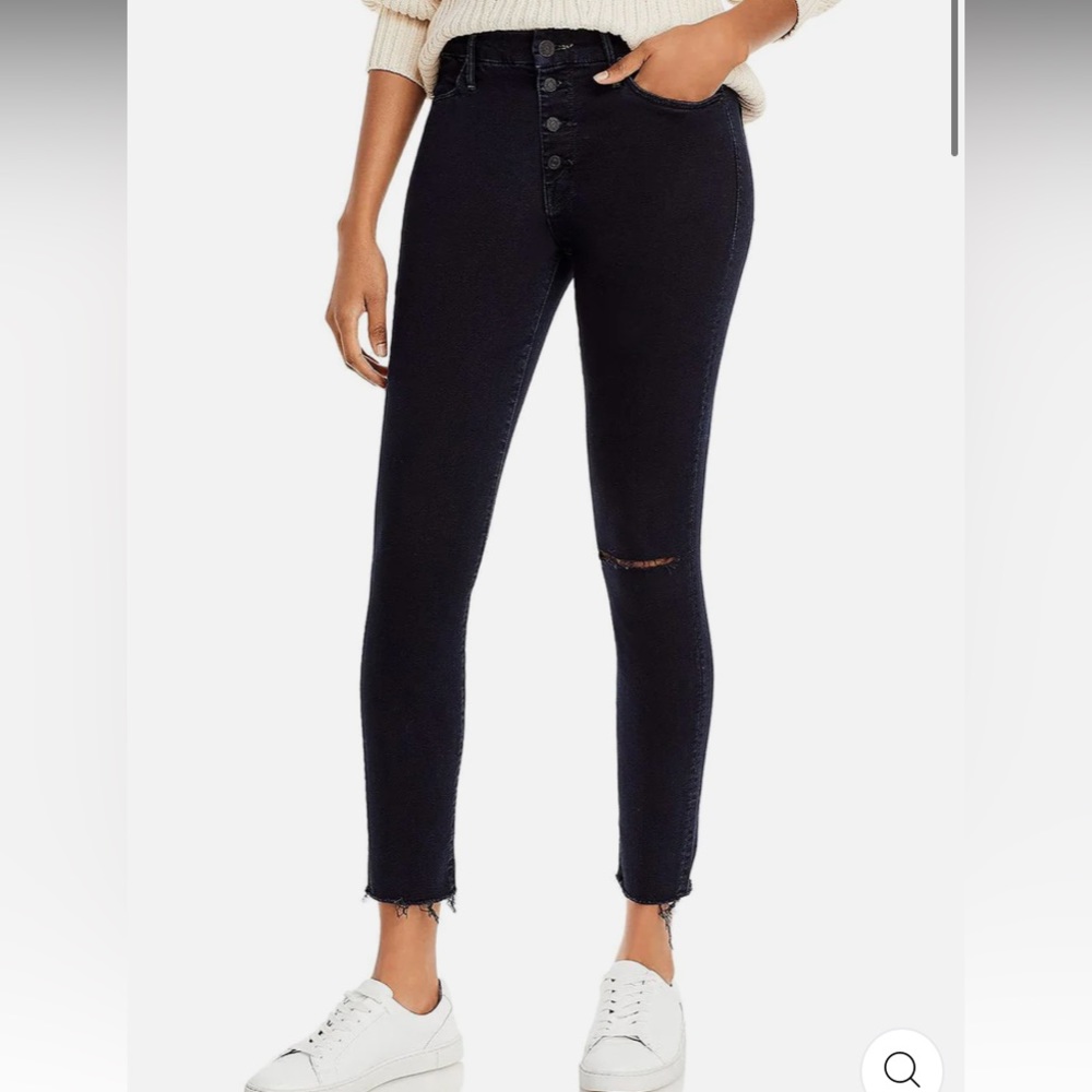 NWT Mother The Pixie Ankle Fray Jeans. Size 26